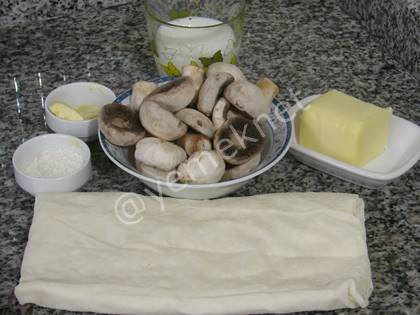 Beşamel Soslu Mantarlı Börek